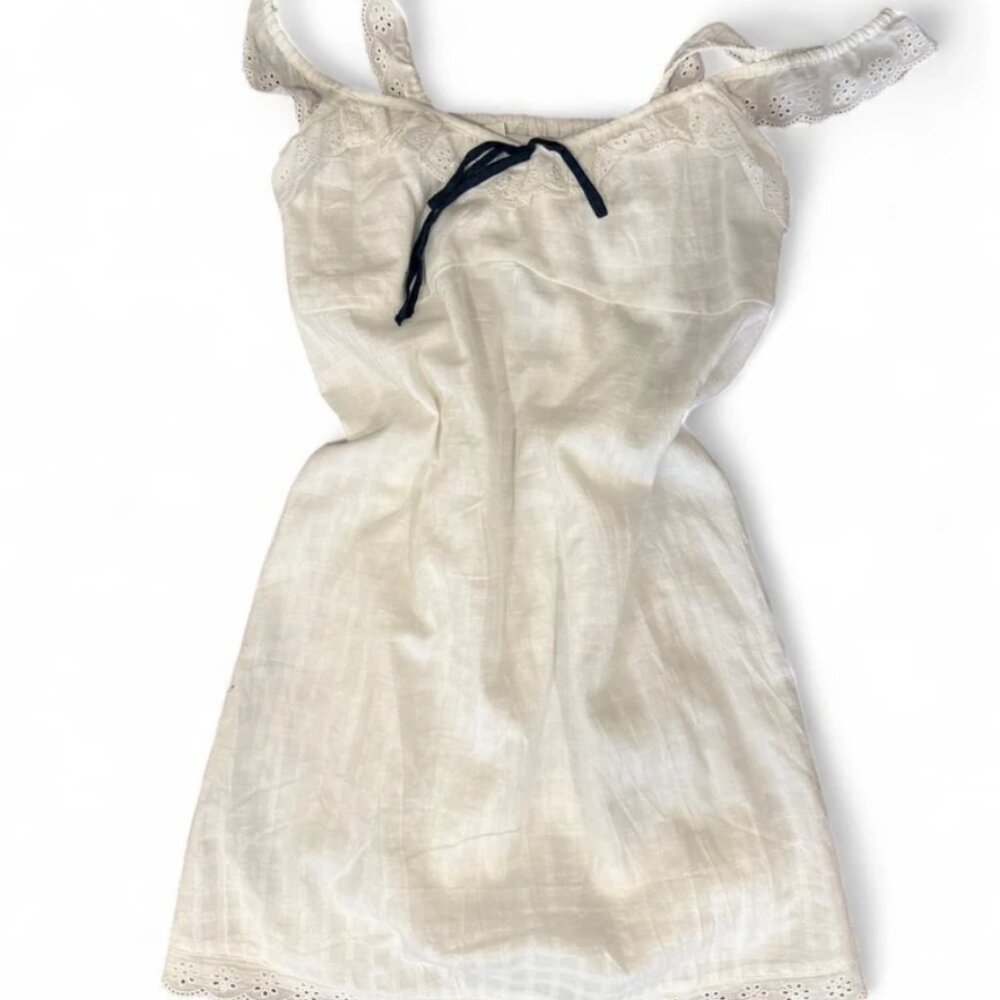 Hollister White Lace Mini Dress size s